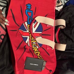 D & G coated canvass Tote Bag.